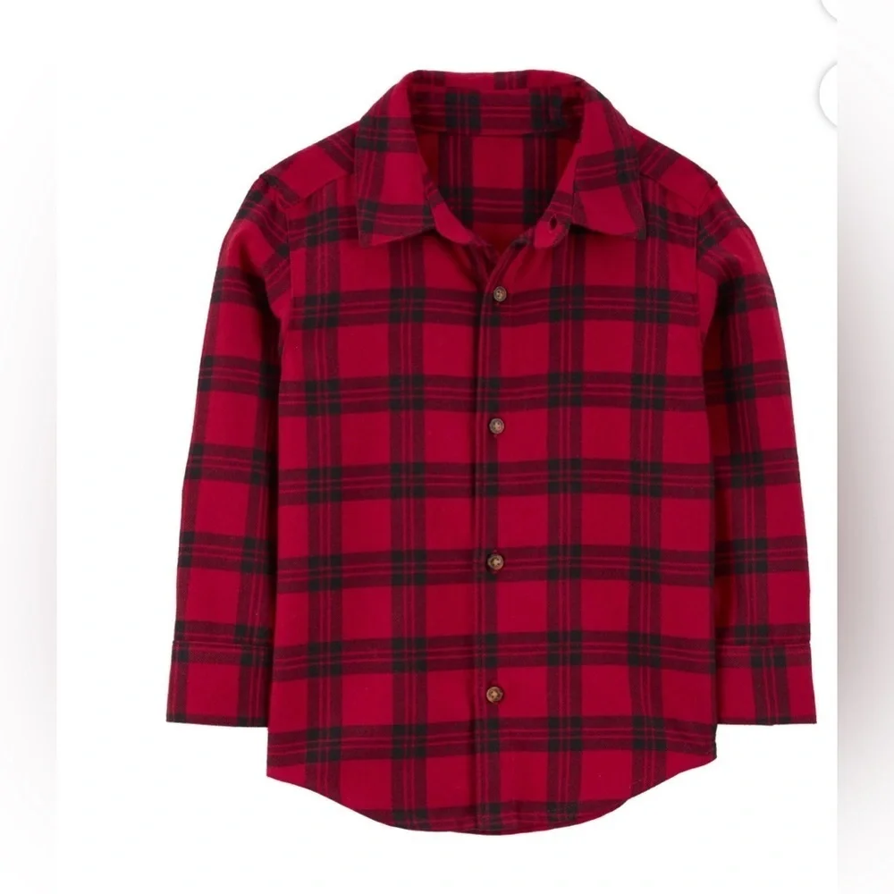 New Carter's Child of Mine Toddler Boy Plaid Set, 3 Piece, Size 3T